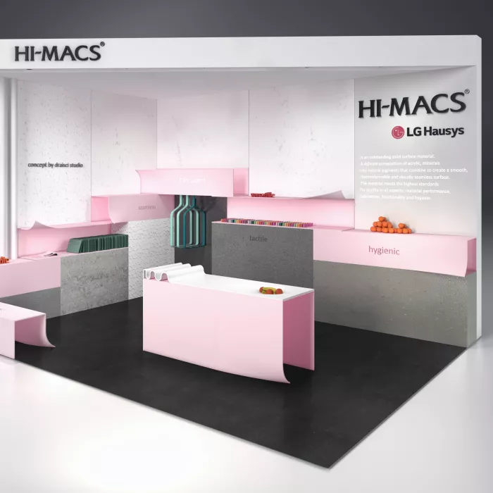 HIMACS: LX Hausys torna a Retail Design Expo con i colori 2018 e la nuova formula Ultra-Thermoforming